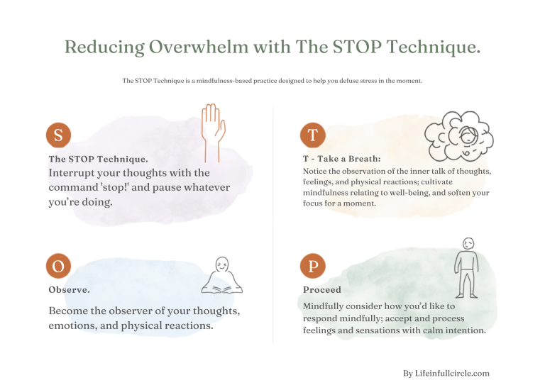 Mindfulness Guide with Warm Design Elements